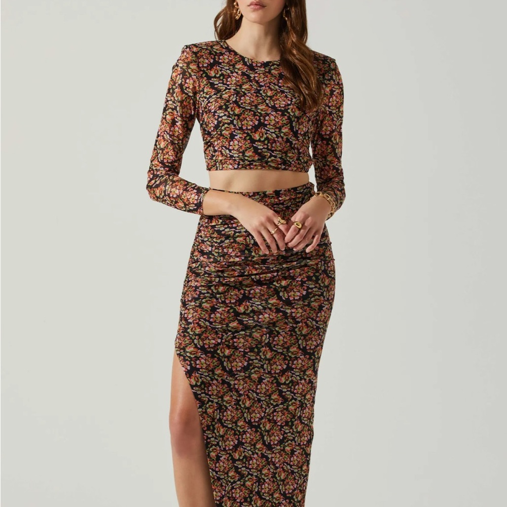 ASTR Luisa top and skirt set